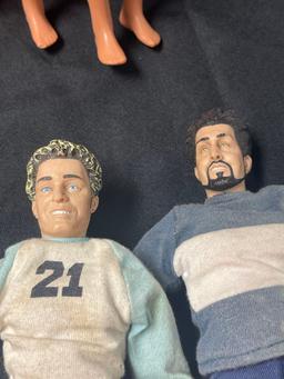 Vintage NSync Figures, Ken Dolls