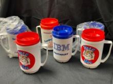 BOX OF TRAVEL BEVERAGE CUPS, COFFEE