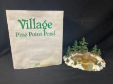 VINTAGE DEPT 56 VILLAGE PINE POINT POND