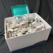 Stuffed Full Box of Christmas Village / craft lights