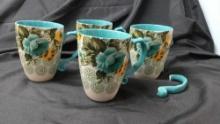 PIONEER WOMAN ROSE SHADOW MUGS