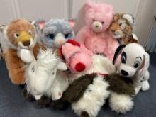 Box of Vintage Plush Toys, Build a Bear, Croomin Critters, Fur Real Friends