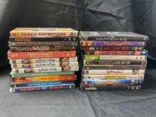 STACK OF DVDS, VINTAGE, GOOD FELLAS, AMERICAN IDOL, GLENN MILLER STORY