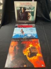 (3) Vintage Laserdiscs: Speed, The Jackal, Cliffhanger