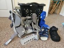 FOOT INJURY, WE GOT YOU! Laundry tote full of foot and ankle supports