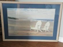 Large Coastal scene Art print