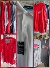 (13) MENS GOLF SHIRTS