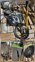 Pressure washers - FIBERGLASS POLE EXTENDING, and SURFACE SCRUBBER CLEANER