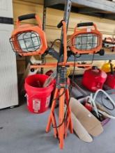 2 Lamp Industrial Work Light FLOOD LIGHTS