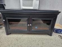 BLACK MEDIA STAND CABINET