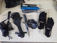 (2) Professional diving knives- SCUBA PRO DIVE KNIFE, TILOS DIVE KNIFE, AND YEAH HENDERSON DIVE
