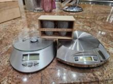 Messure, Chill, and enjoy - THIN LAND CHILL AND DRINK SHOT GLASSES, AND KITCHEN SCALES