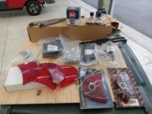 GARAGE GUY STUFF- Various parts and pieces for car/ bike renewing