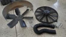CHEVY MOTORS SMALL BLOCK, FAN AND SHROUD,