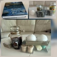 Home Decor - Candles and Coffee Table Book National Geographic