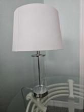 360 Lighting Modern Coastal Table Lamp, Fillable Center