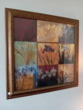 Large Tile-style Framed Wall Art