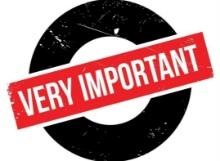 IMPORTANT PREVIEW AND PICK UP INFORMATION