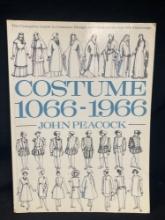 Costume, 1066-1966 By John Peacock , paperback book