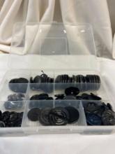 More Buttons from this MASSIVE COLLECTOR! Vintage Black Styles of all Sorts