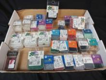 5 lbs of Craft and Creative Jewelry Beads, Ming tree, dynamites, hex to cut beads, glass. Rocailles,