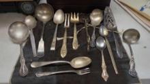 Lots of Large Funky Flatware Serving and Dining Pieces. Get Crafty!