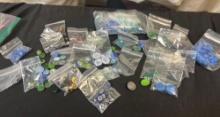 Such Cool ANTIQUE Buttons! Some Very Small! Beautiful Colors! Take a Look!