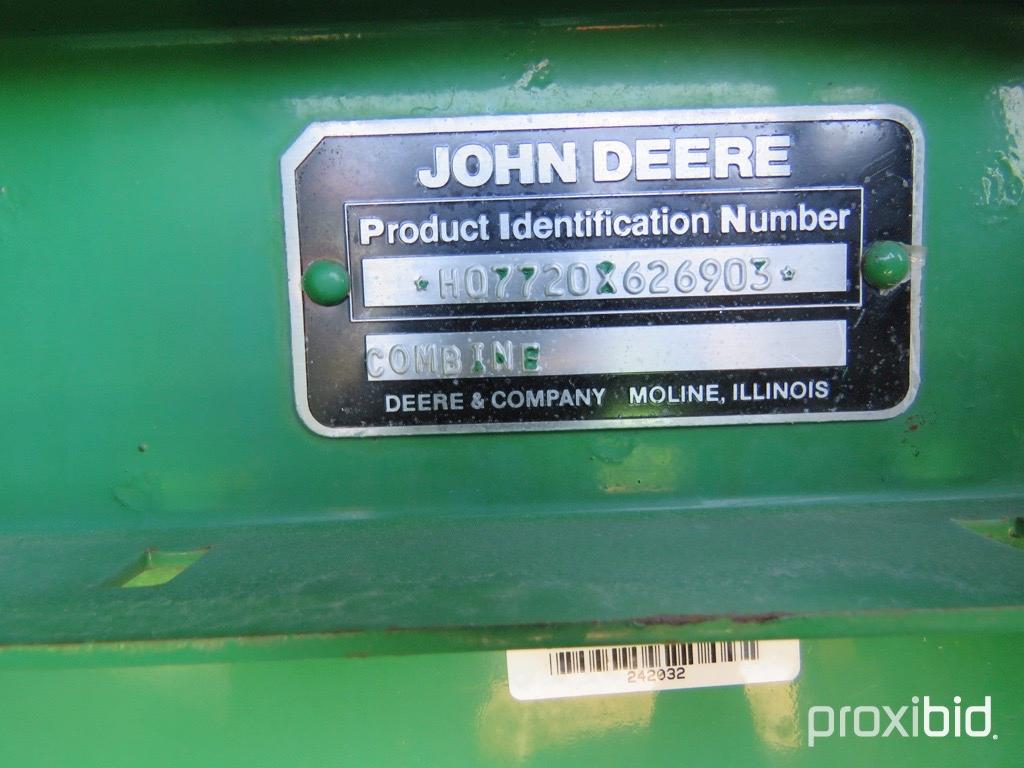 7720 JD Titan II, 30.5x32 R2, 16.9x26, 4 wh., SN 626903