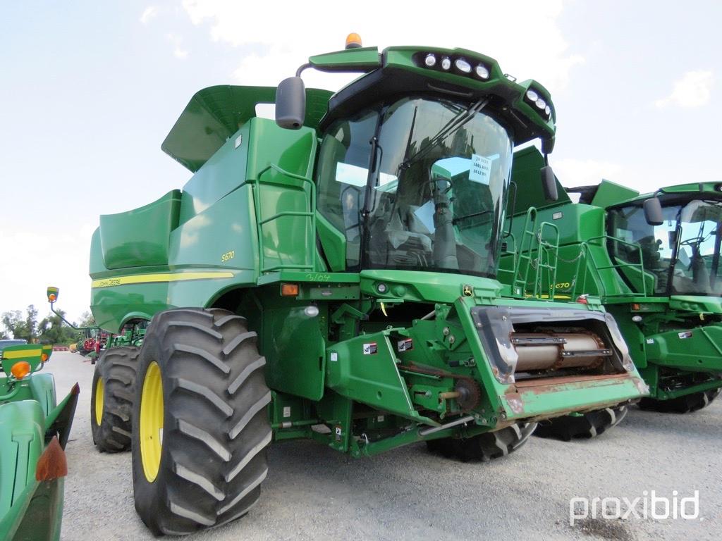 S670 JD, 800/70R38, 28Lx26 rear, 4 wh., prem. cab, 2012 yr.,  spreader, 1885 hrs., SN 1H0S670SKC0747