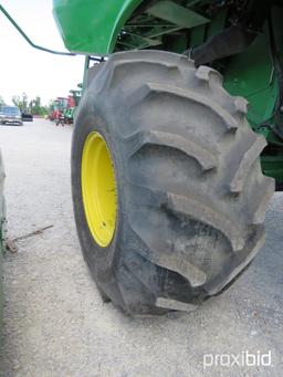 S670 JD, 800/70R38, 28Lx26 rear, 4 wh., prem. cab, 2012 yr.,  spreader, 1885 hrs., SN 1H0S670SKC0747