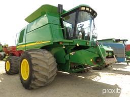 9750 STS JD, 68x50x32 flotation, 4 wh., chopper, 2681 hrs., 2003 yr., SN 700709