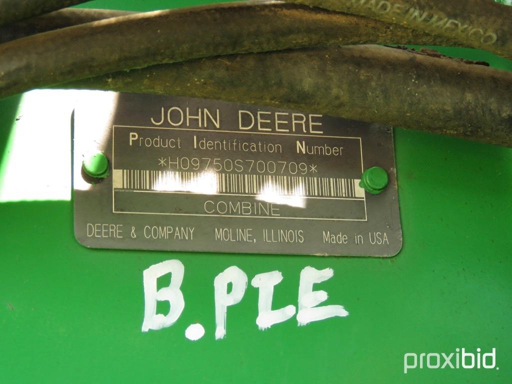 9750 STS JD, 68x50x32 flotation, 4 wh., chopper, 2681 hrs., 2003 yr., SN 700709