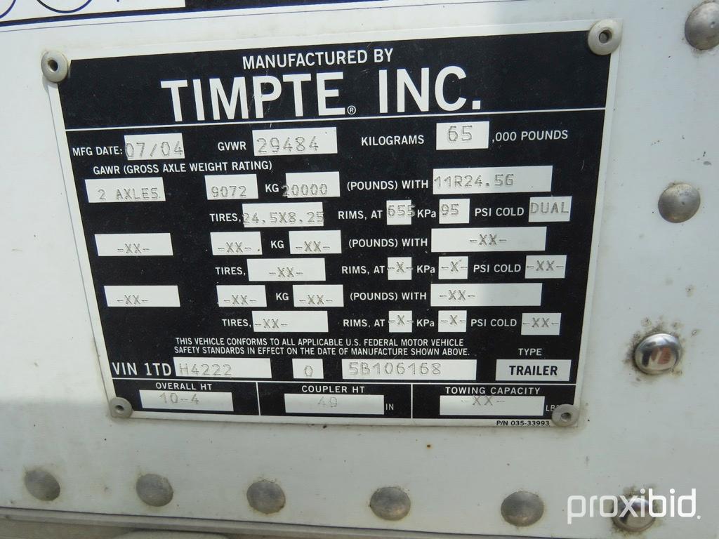 2005 Timpte Hopper Bottom Trailer