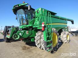 S690 JD combine, 520/85R42 R2 duals, 710/65R26 rear, 4 wh., prem. cab, 260 screen, Pro Drive, Contou