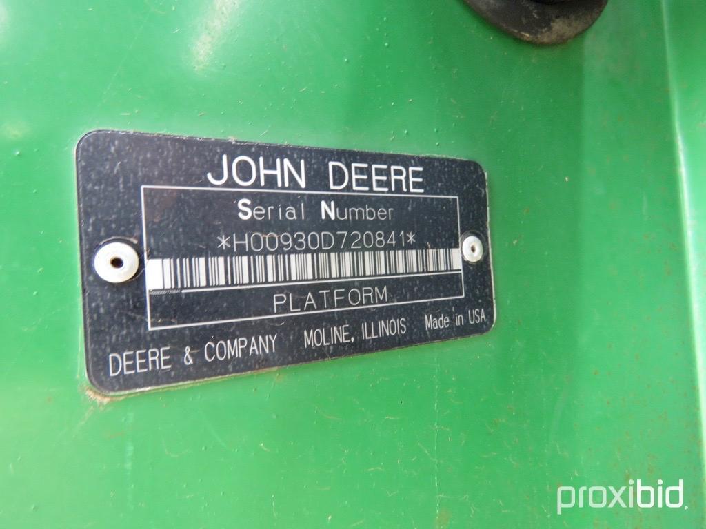 930D JOHN DEERE DRAPER PLATFORM
