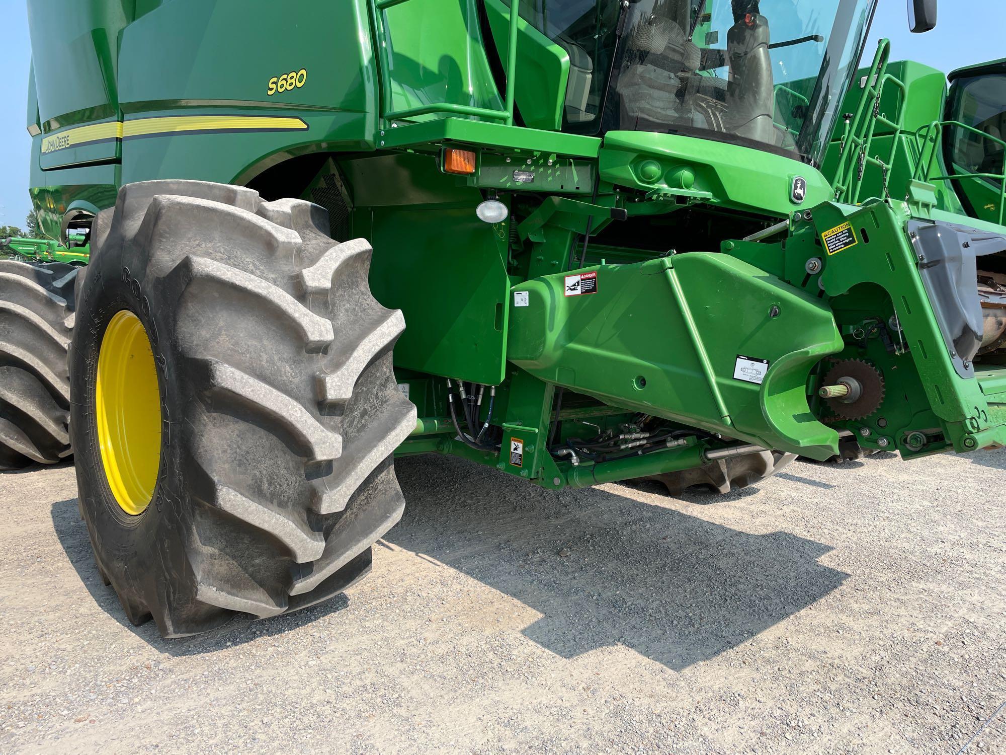 S680 JOHN DEERE COMBINE, 2014 YR.