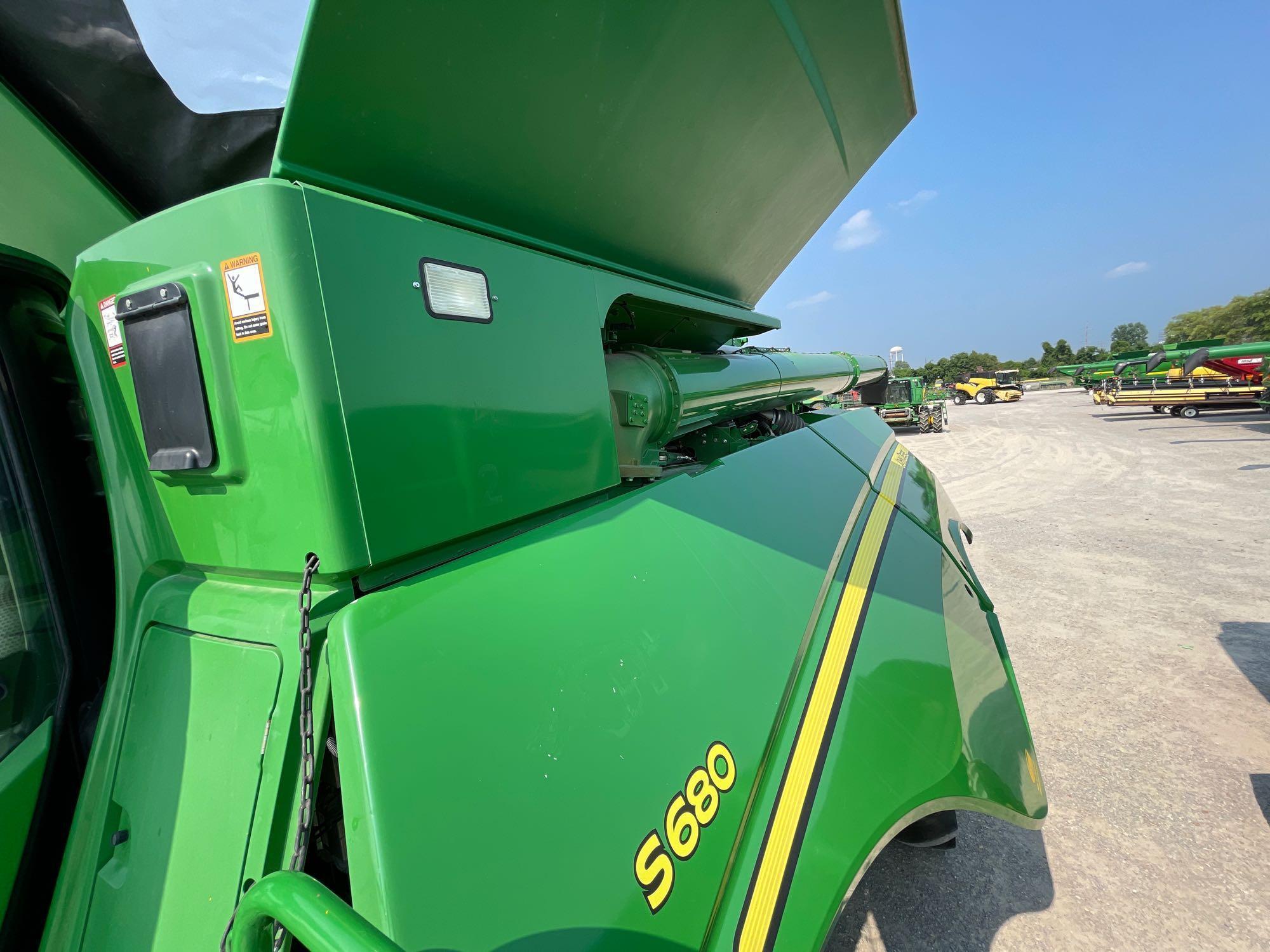S680 JOHN DEERE COMBINE, 2014 YR.
