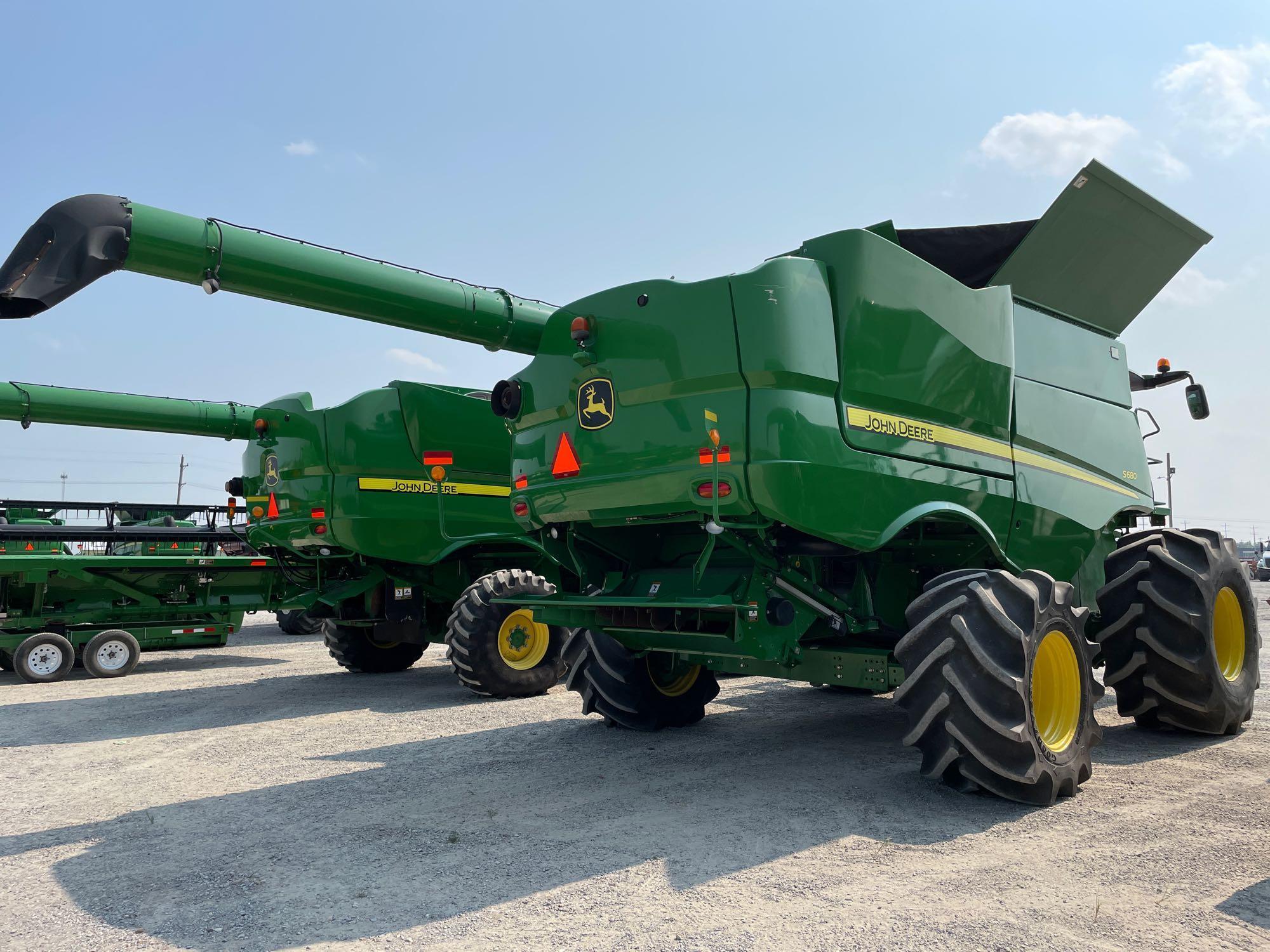 S680 JOHN DEERE COMBINE, 2014 YR.
