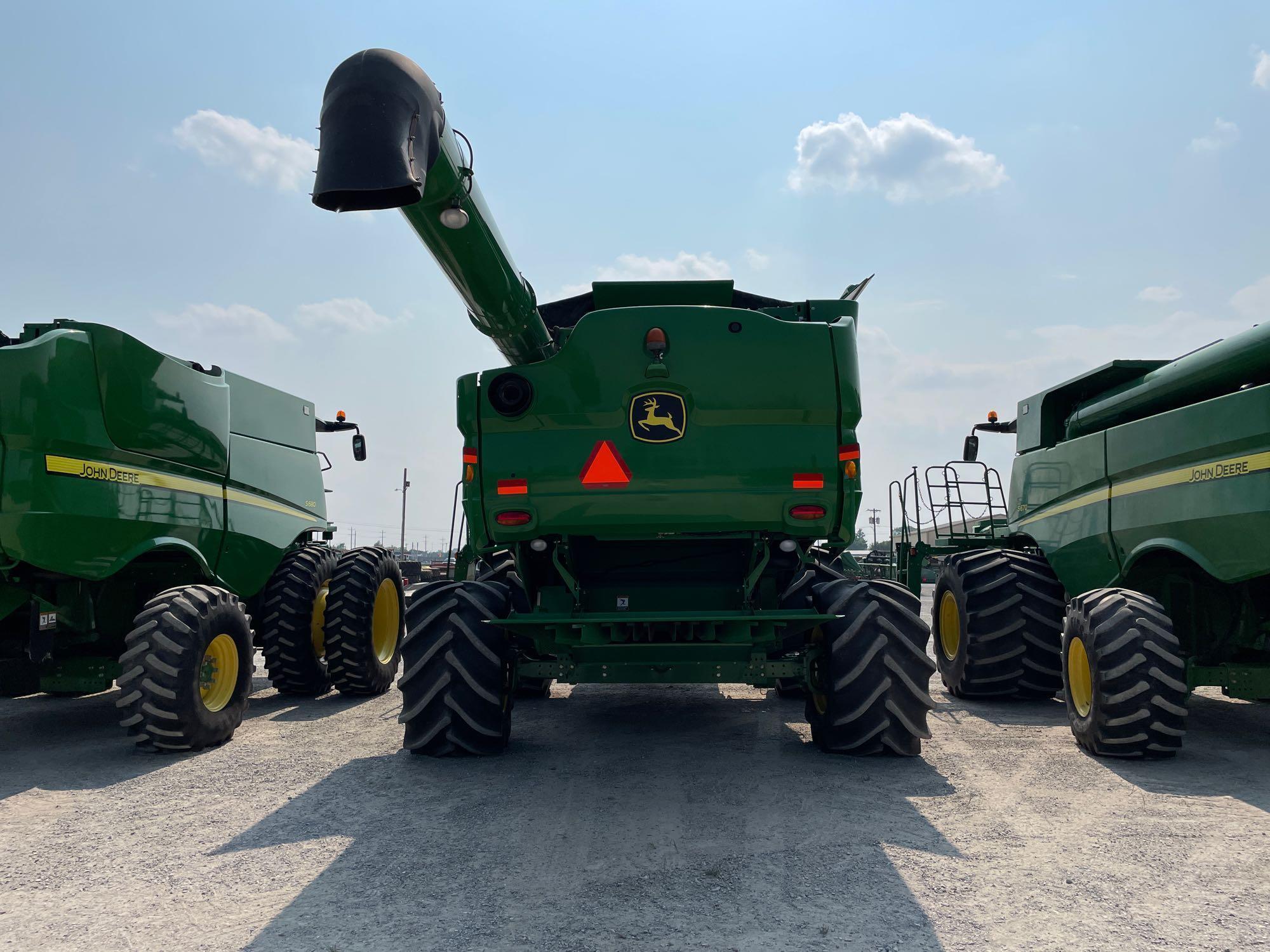 S680 JOHN DEERE COMBINE, 2014 YR.