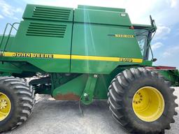 9510 JOHN DEERE COMBINE, 1997 YR.