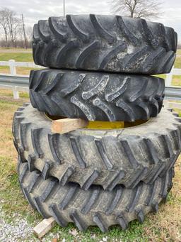 (4) TIRES AND WHEELS