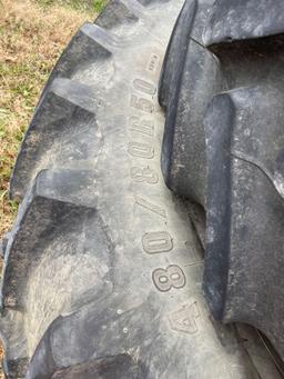 (4) TIRES AND WHEELS