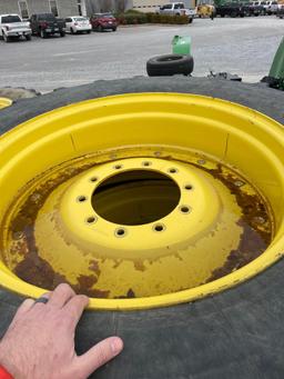 (4) TIRES AND WHEELS