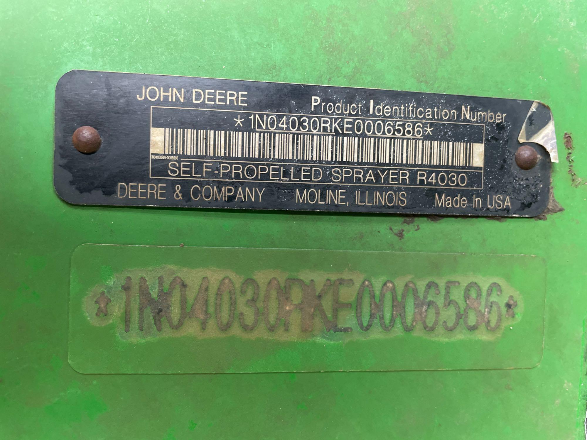 R4030 JOHN DEERE SPRAYER