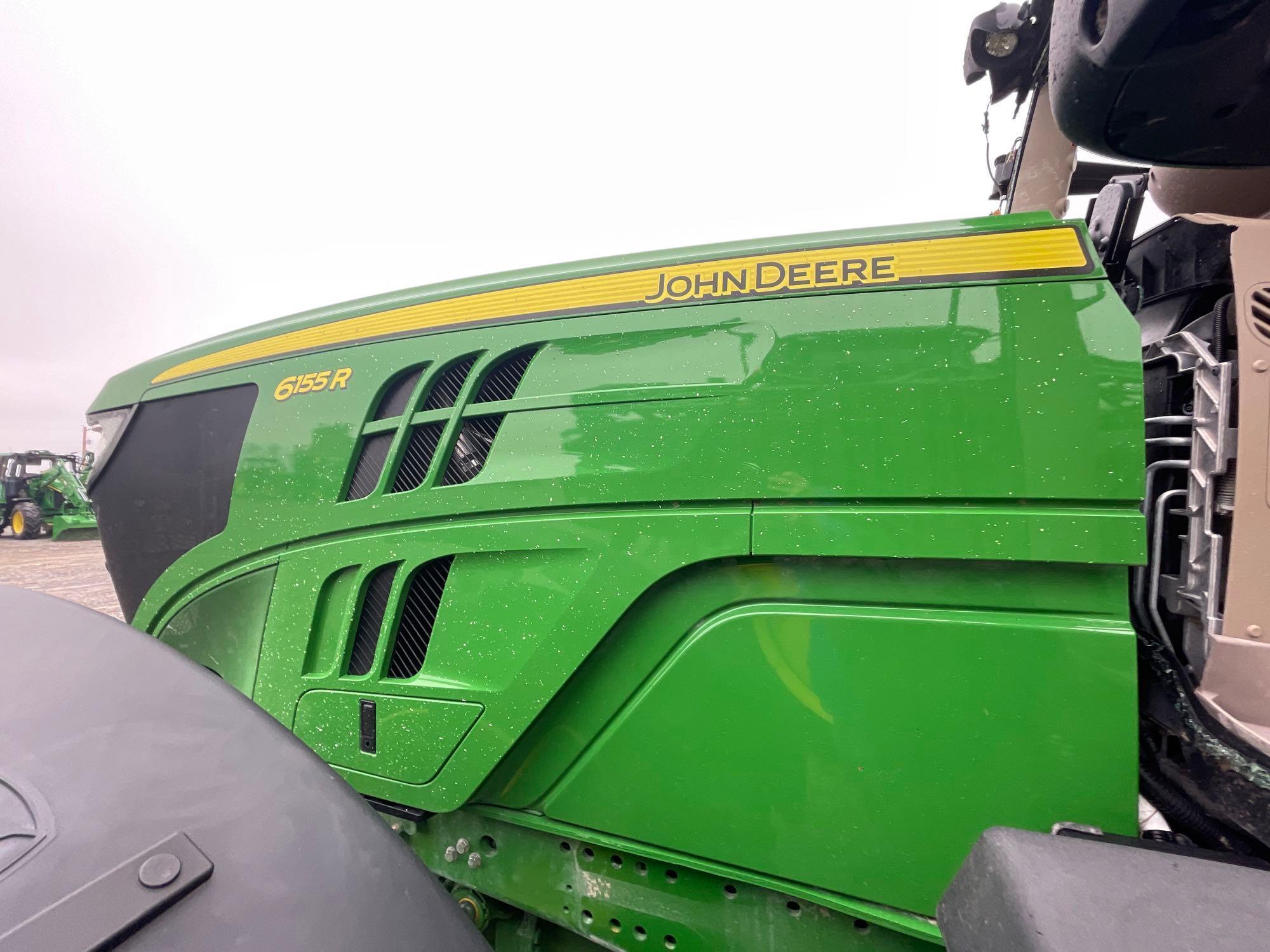 6155R JOHN DEERE TRACTOR, MFWD