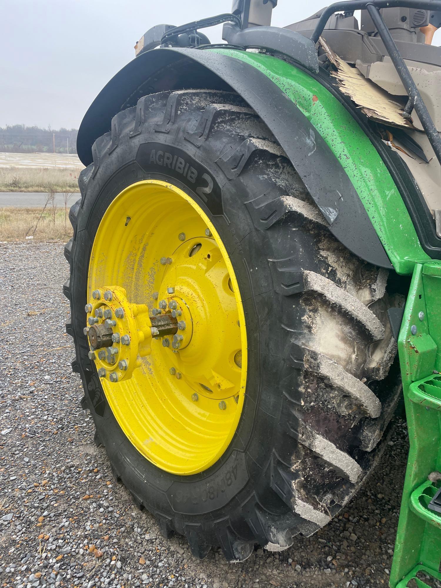 6155R JOHN DEERE TRACTOR, MFWD
