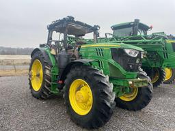 6155R JOHN DEERE TRACTOR, MFWD