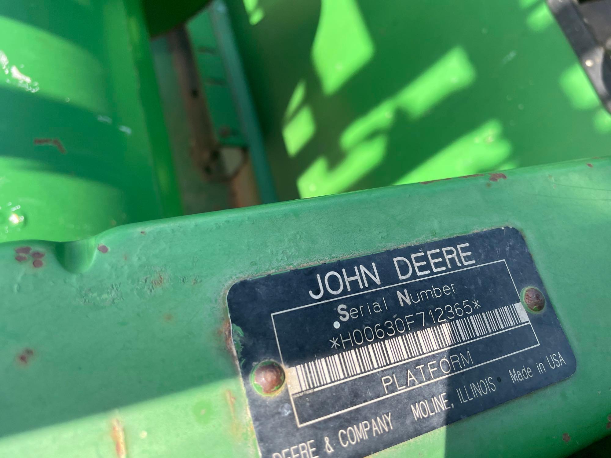 630F JOHN DEERE PLATFORM