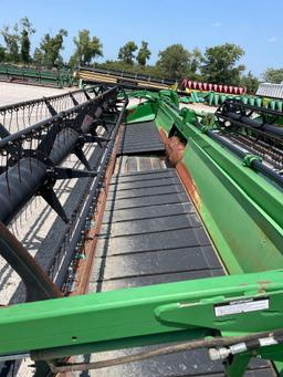 630D JOHN DEERE DRAPER PLATFORM, 2009 YR.
