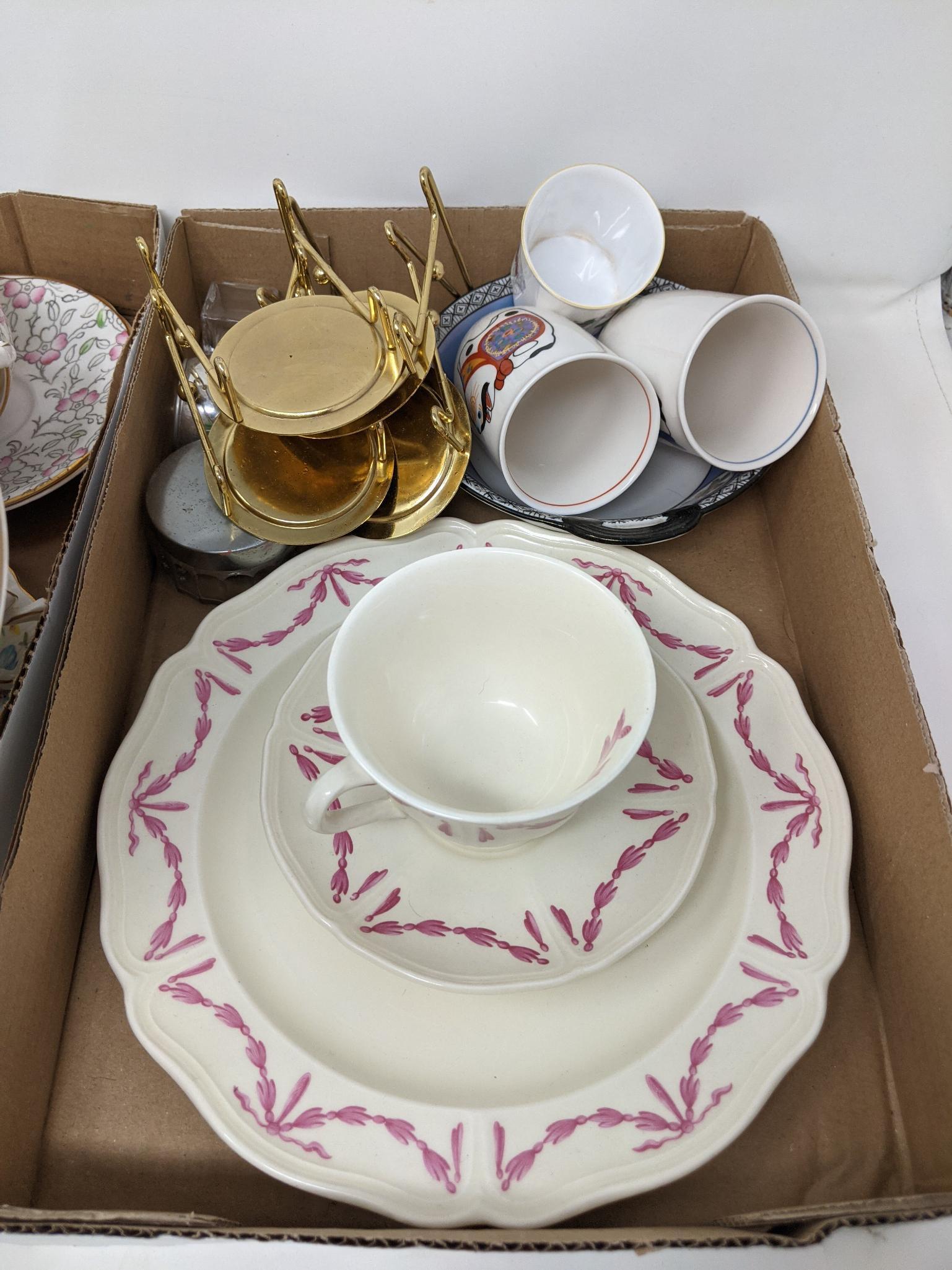 China Tea Cups and Saucers with Holders